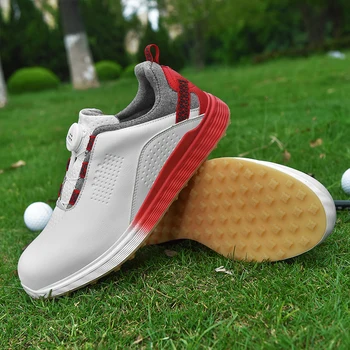 2023 Спортивная обувь унисекс, профессиональная обувь для гольфа для мужчин, устойчивая к скольжению по траве, обувь для ходьбы для мужчин, Обувь для гольфа без шипов для мужчин